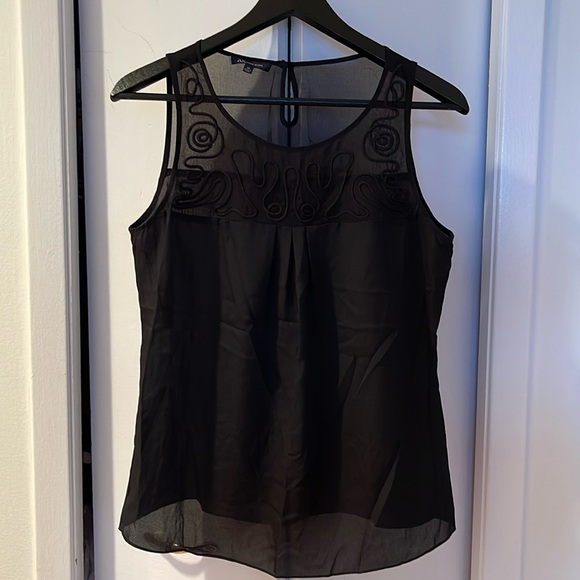 BN, never worn, Anne Klein Black sheer top - Picture 1 of 3